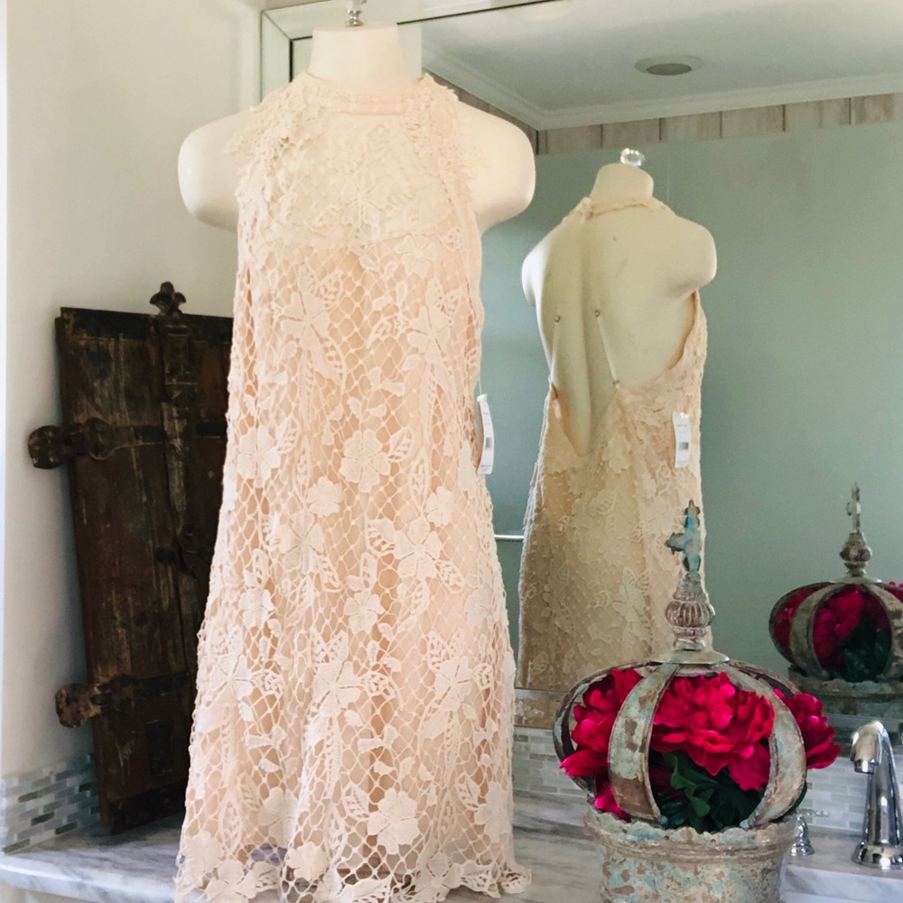 Free People Crochet Dress Large